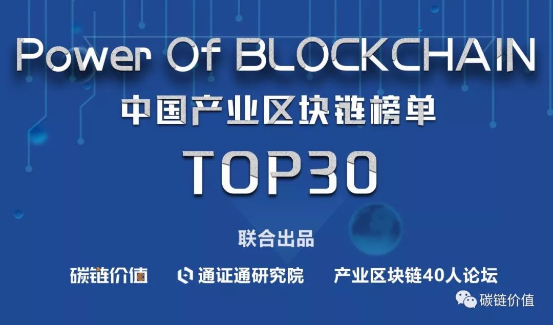 Power of Blockchain "Industrial Blockchain List" Released