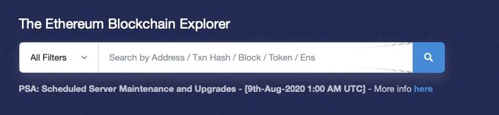 三分钟学习以太坊神器：etherscan区块链浏览器