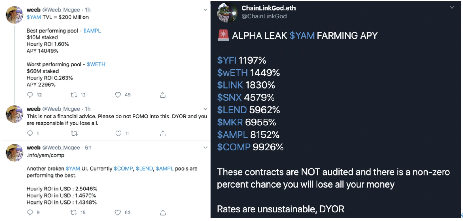 如何一键参与YAM挖矿，年化真有14049%？
