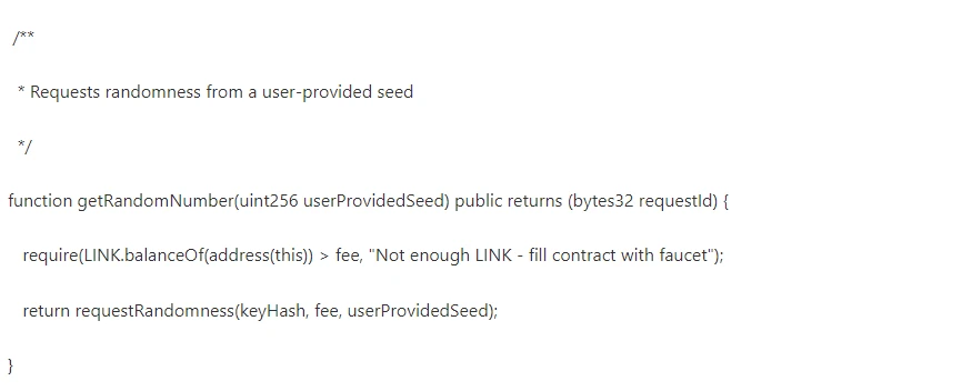 How to generate random numbers in Solidity using Chainlink VRF?