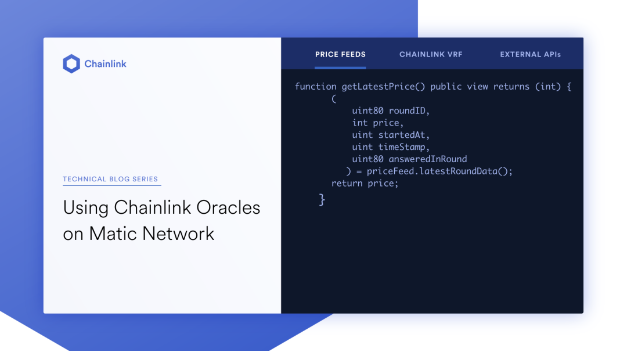 Explain how to use Chainlink oracles on the Matic network