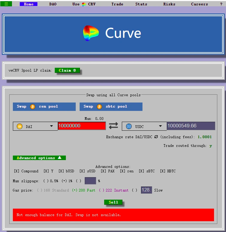 Curve详细数据查询与价值分析