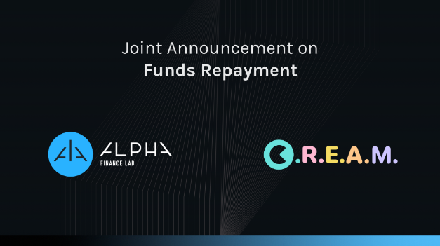 CREAM被盗后续：Alpha Finance按月用储备金还款，并以5000万代币抵押托管