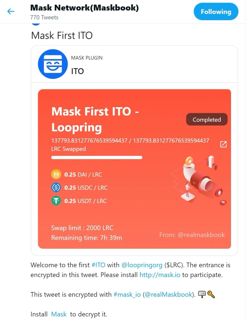 Mask Network：用去中心化社交网络构建加密世界入口