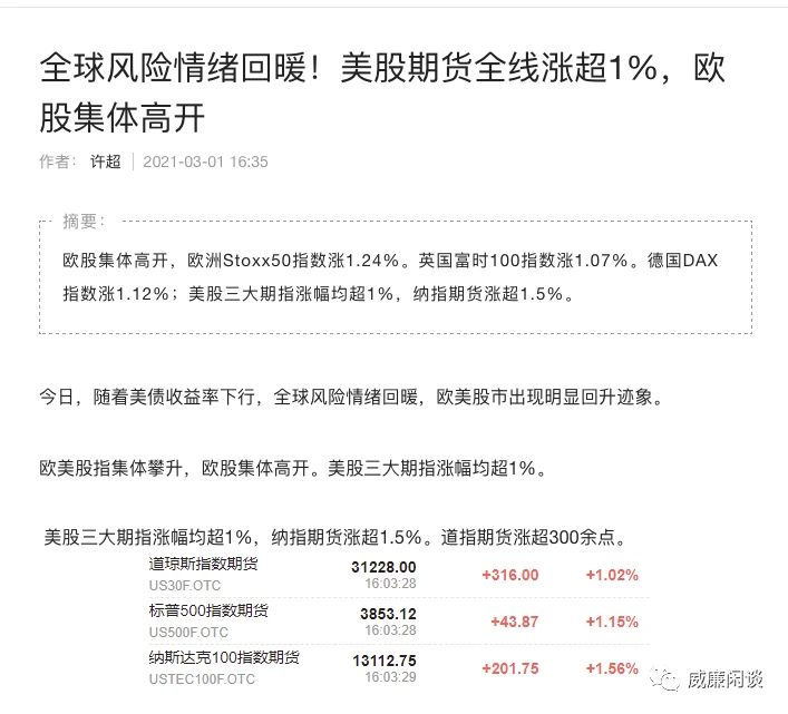 威廉：这轮回调结束了吗？