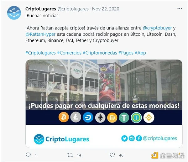 除了特斯拉，哪些公司支持加密货币付款？