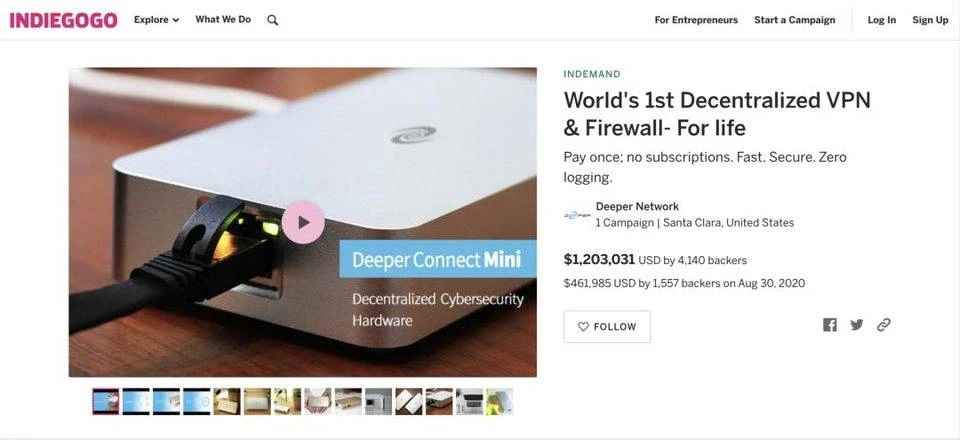 Web3.0基础设施Deeper,希望走进圈外用户的家中