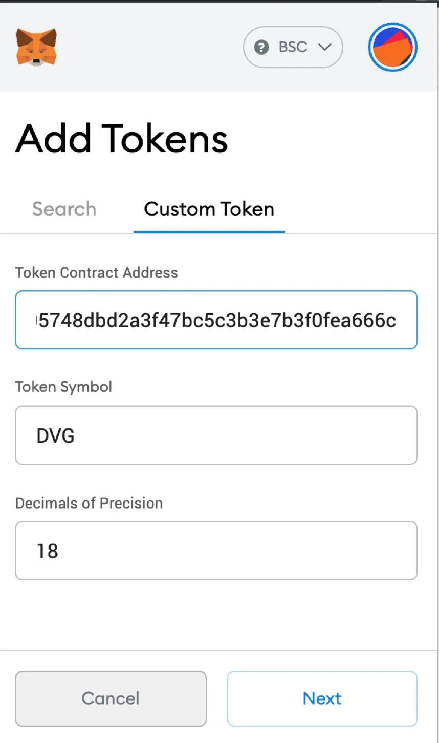 DVG 跨链教程来袭 | 使用 Chainswap 置换 ERC 20 DVG 和 BEP 20 DVG