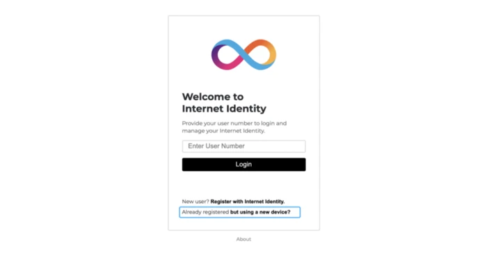 如何创建 Internet computer身份和登录ICP钱包