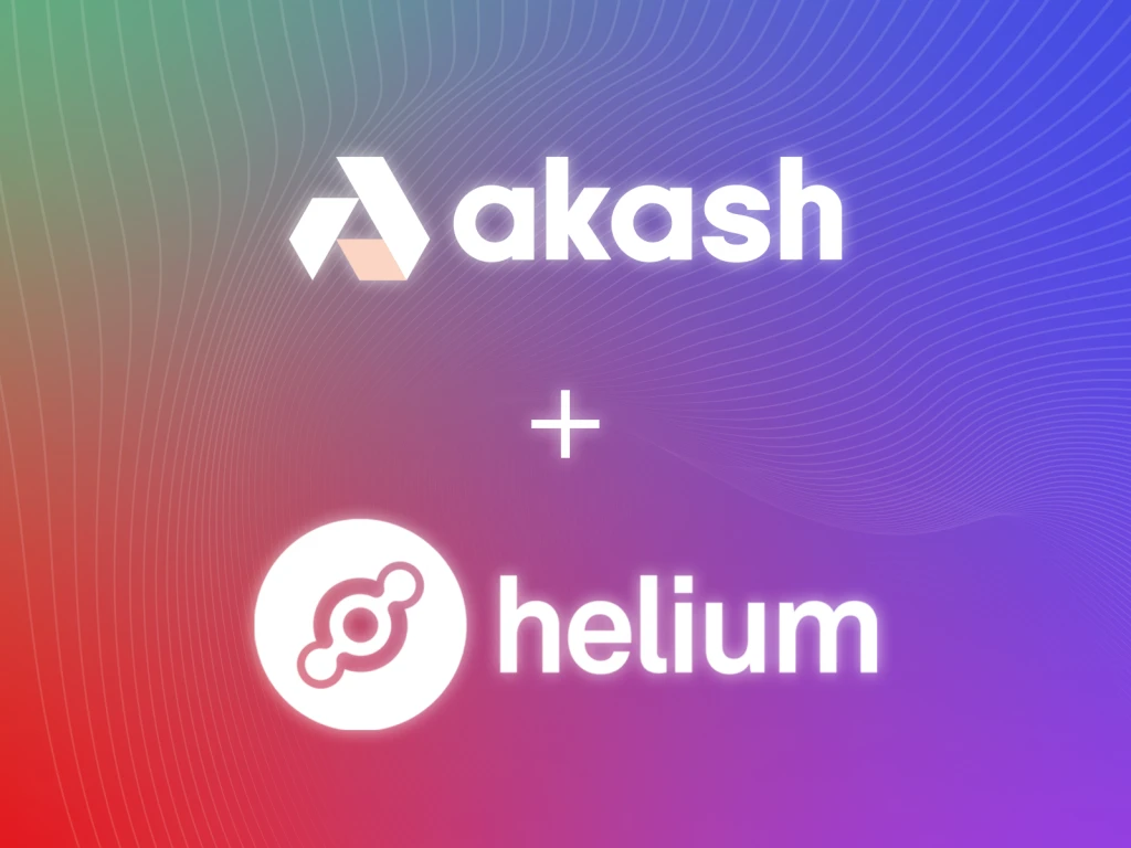 Akash Network为最大的物联网（IoT）网络Helium提供去中心化的云计算