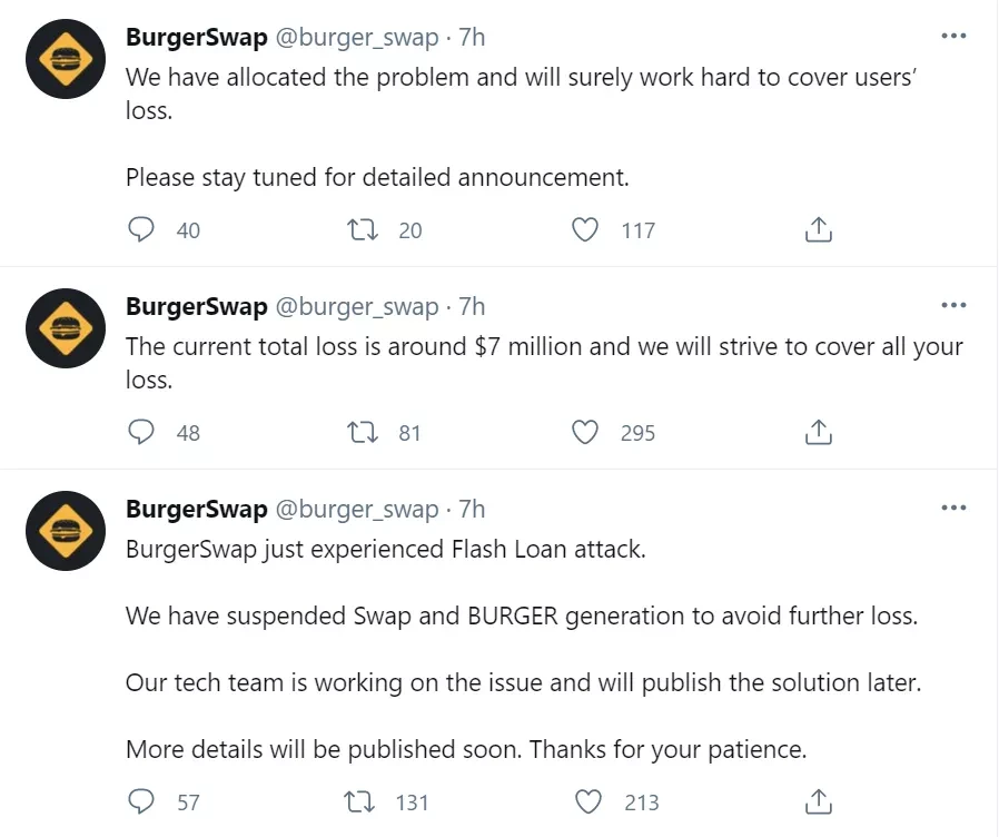 I lied to myself? ｜BurgerSwap hacked analysis