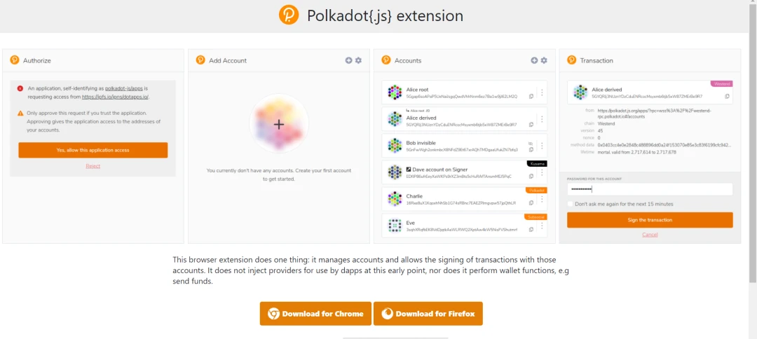 如何通过polkadot.js创建Centrifuge链上地址