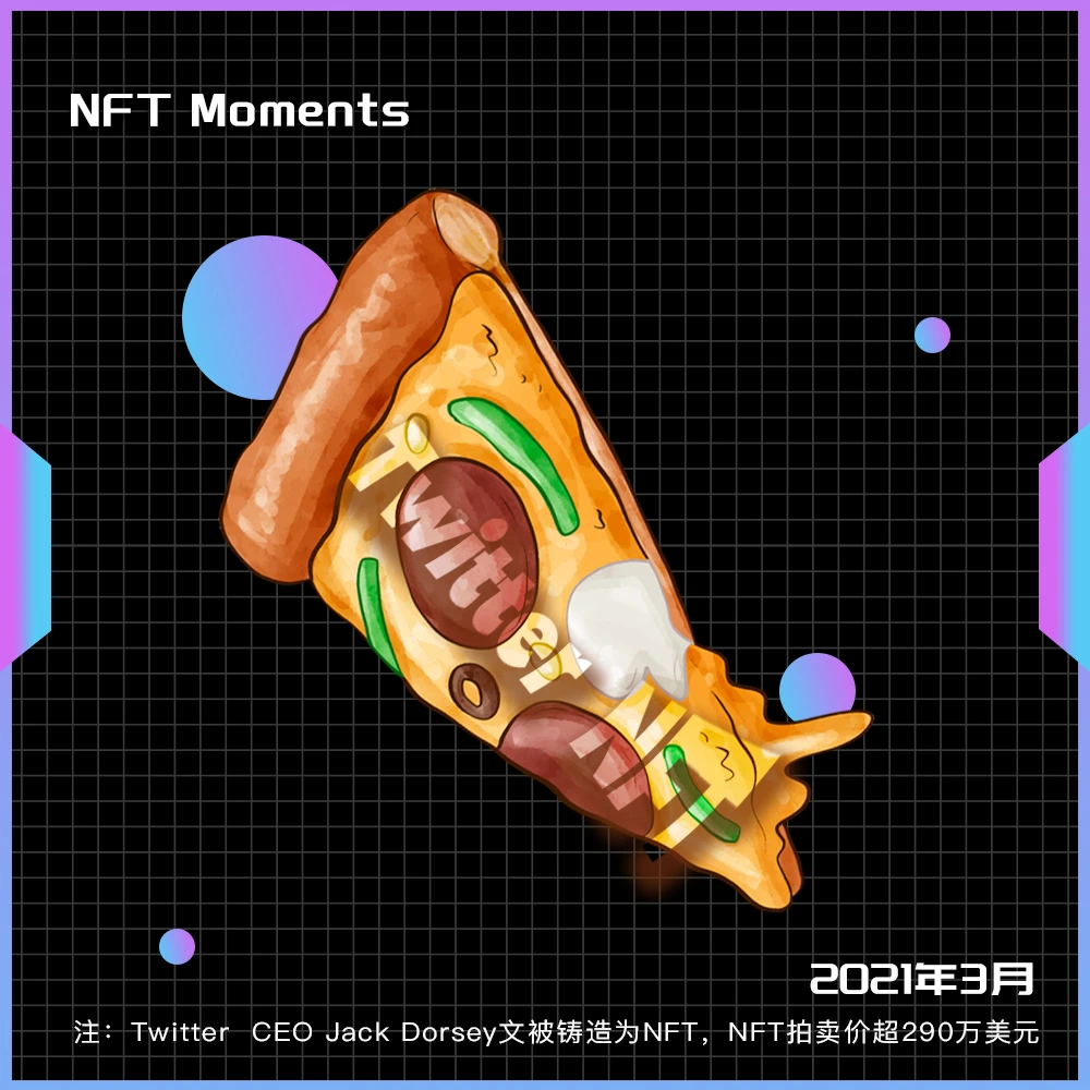 我们在链上发了一个 NFT 披萨，快来收集你的NFT Moments