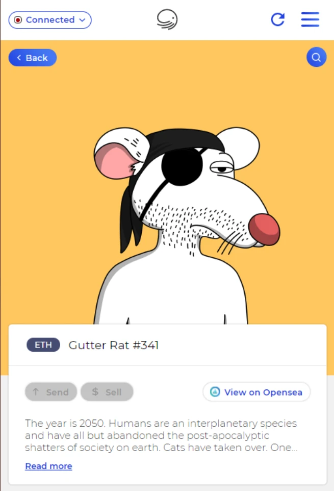 参与 XDEFI跨链钱包 Discord 社区互动，赢取Gutter Rat #341 NFT