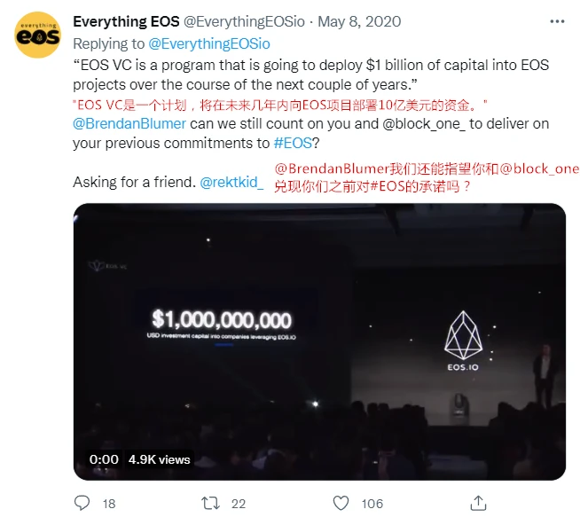 EOS网络基金会声明：与Block.one谈判事件回顾与总结