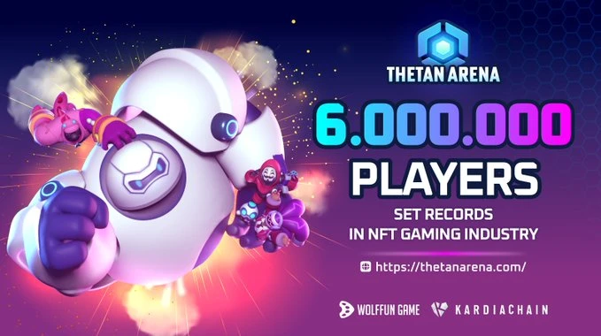 上线15天活跃玩家数超600万，「Thetan Arena」能否超越Axie Infinity？