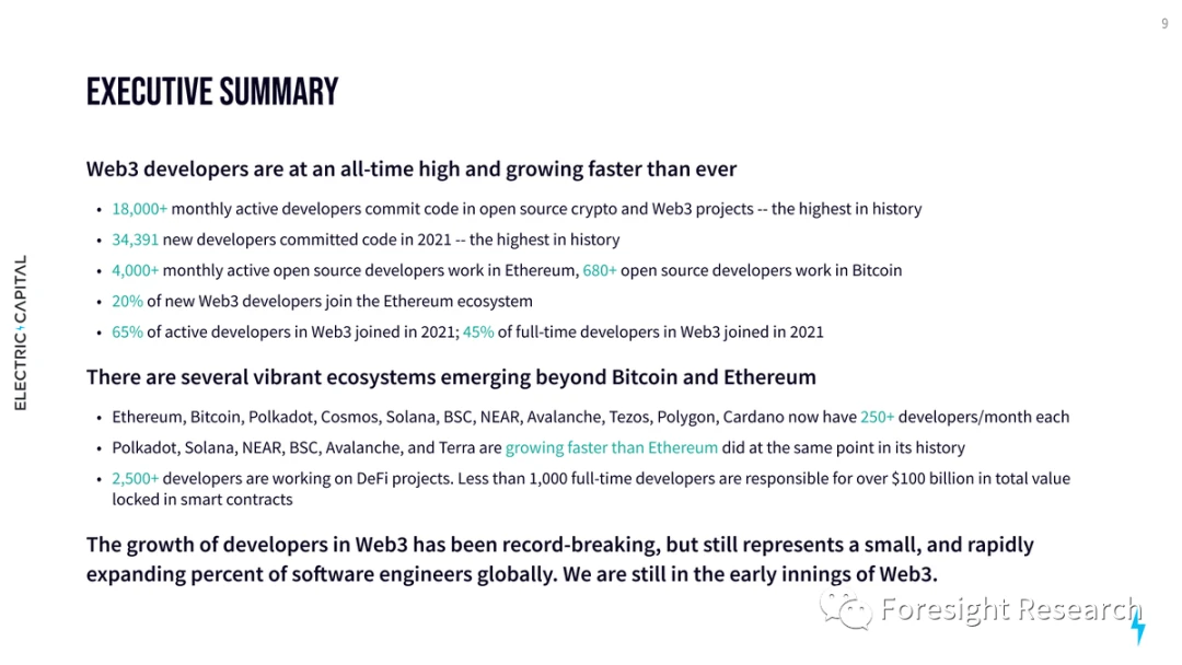 Foresight Ventures: Web3开发生态年度报告