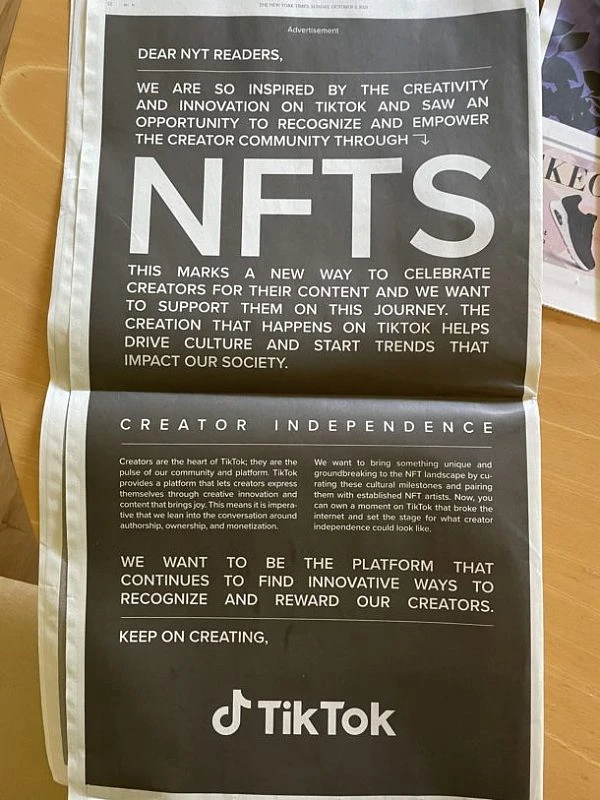 社交巨头纷争不断，「Metaverse」战事未平「NFT」战事又起