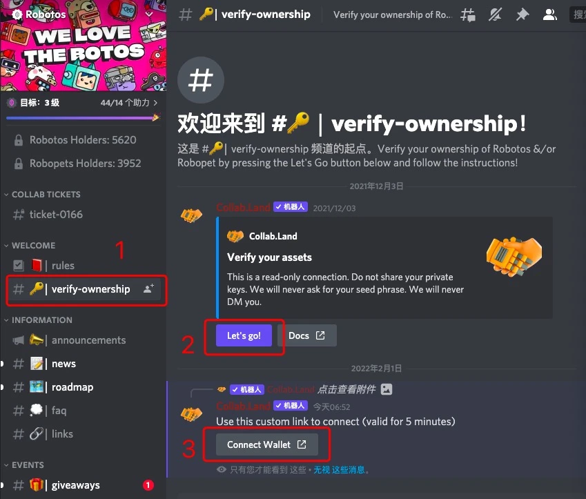 NFT扫盲贴：如何通过Discord完成持有者身份认证