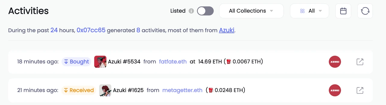 NFTGo function upgrade: comprehensive analysis of NFT investment portfolio of any address