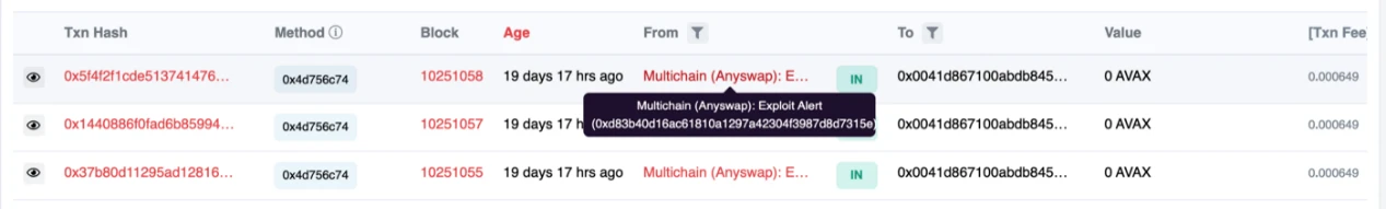 Multichain漏洞事后分析和补偿计划