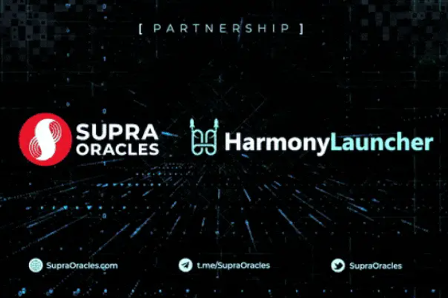 SupraOracles与Harmony Launcher孵化平台建立合作