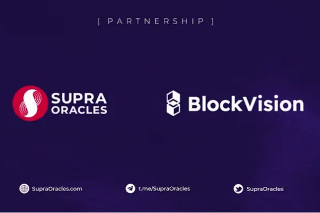 SupraOracles与BlockVision达成合作
