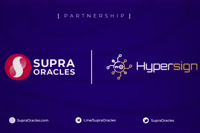 SupraOracles Partners with Hypersign, a Decentralized Digital Identity Protocol
