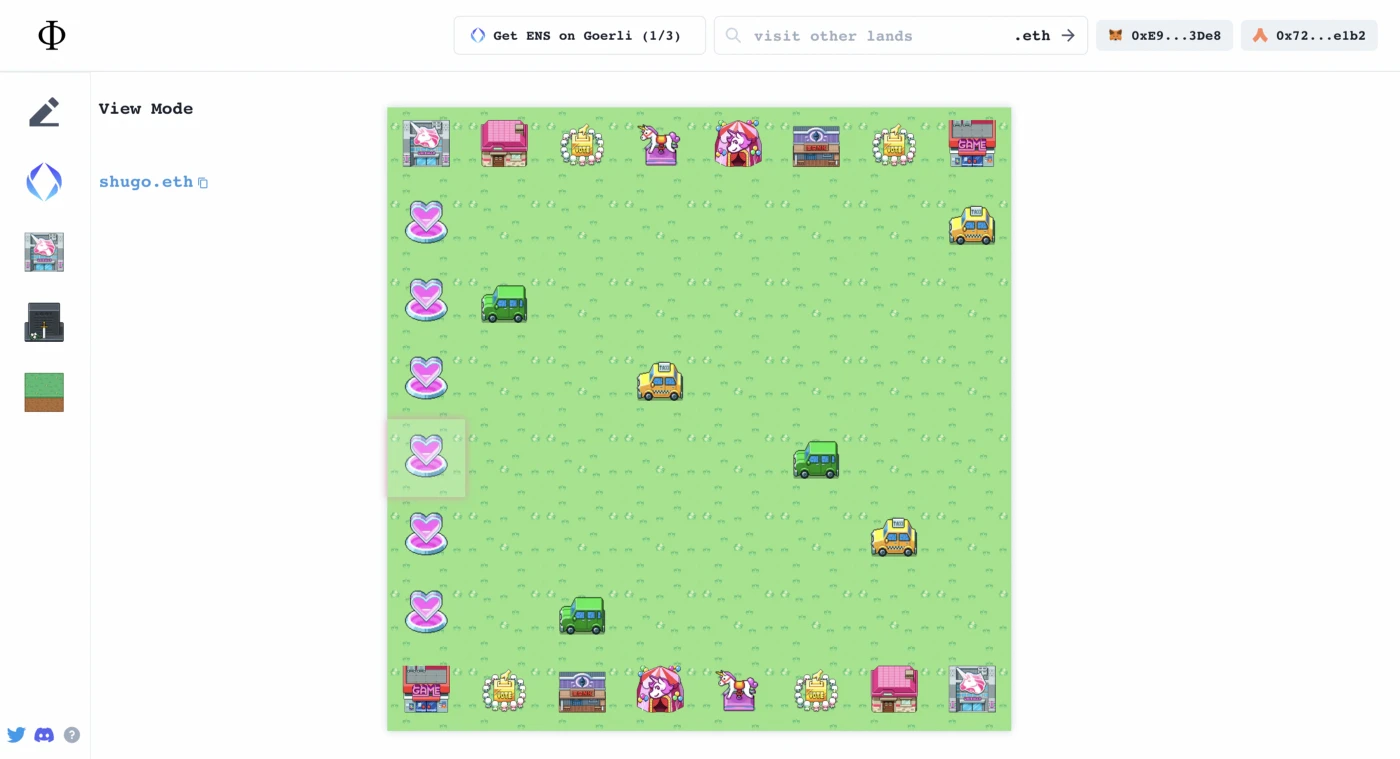 Phi: Use the ENS domain name and on-chain activities to generate exclusive metaverse plots (with tutorial)