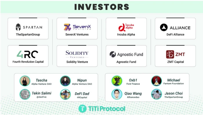 Spartan Group领投，算法稳定币协议TiTi Protocol完成350万美元融资
