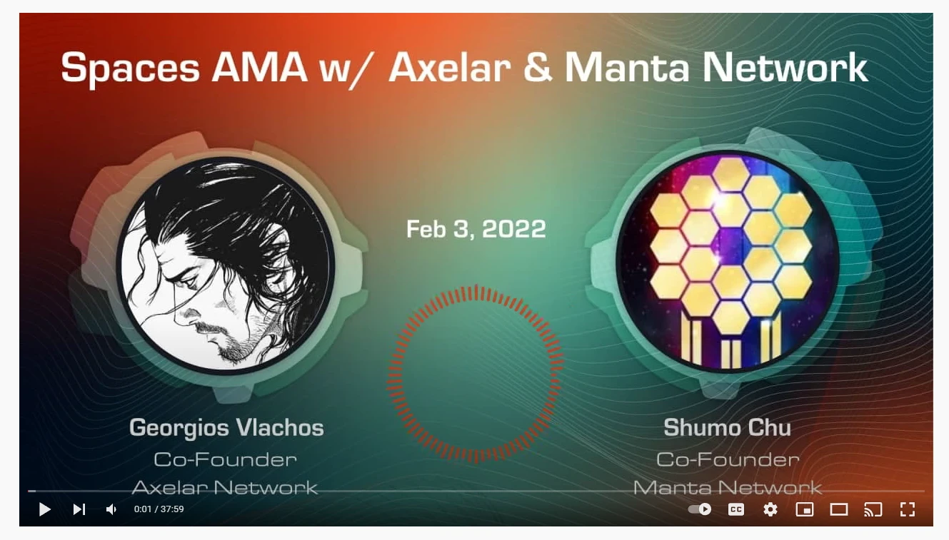 Manta Network对话Axelar：专业化的多链未来