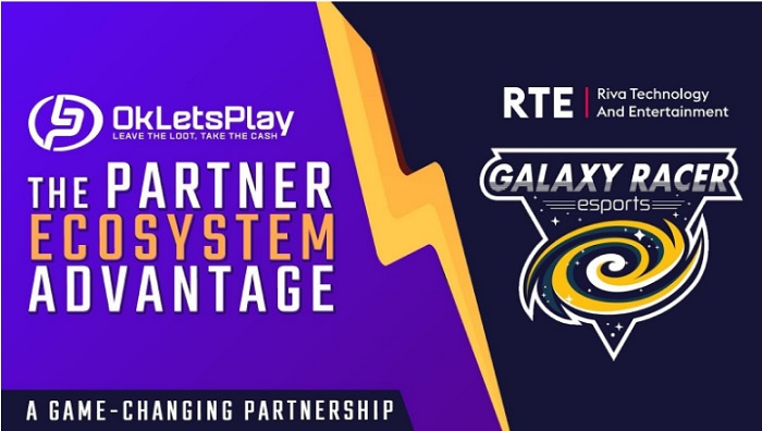 加密游戏门户OkLetsPlay与RTE和Galaxy Racer Esports达成合作伙伴