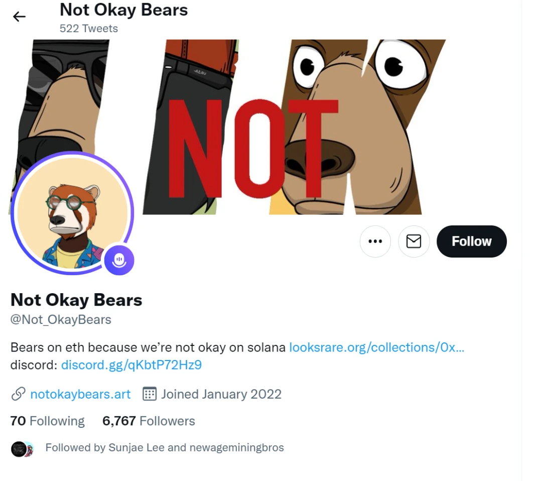 披着熊皮的牛：Okay Bears为何成为当下最火爆的NFT项目？