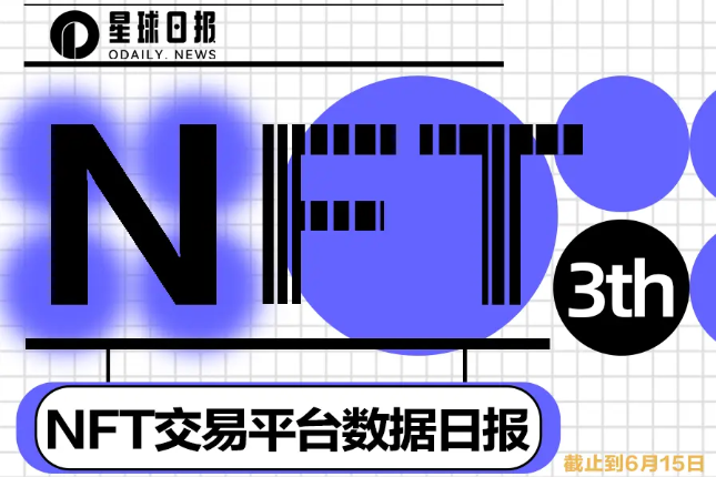 NFT交易平台数据日报 | OpenSea24小时交易量为2241万美元（6.15）