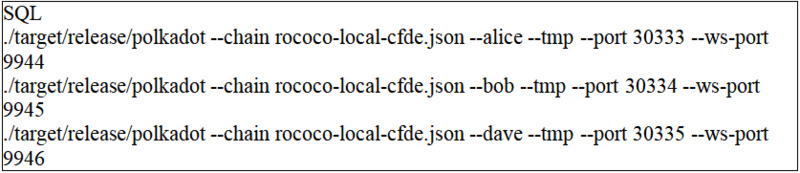 平行链上线技术系列三：Rococo local and public test network