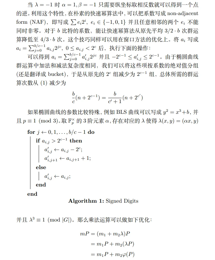 Multi-Scalar Multiplication算法优化