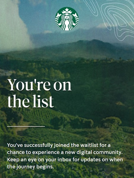 星巴克官方解读其“奥德赛”Web3活动（附候补名单注册指南）