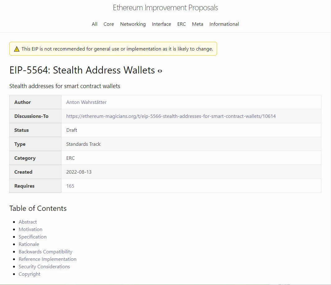 隐私的轻量化趋势：EIP-5564隐形地址钱包会替代Tornado吗？
