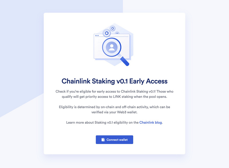 如何查看自己是否有资格优先参与Chainlink v0.1版权益质押