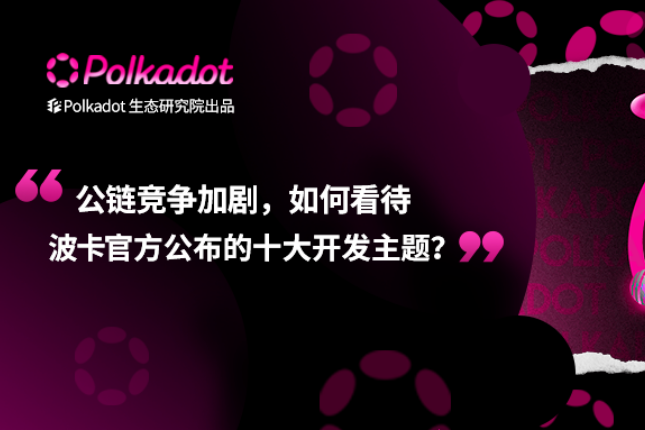 公链竞争加剧，如何看待波卡官方公布的十大开发主题？