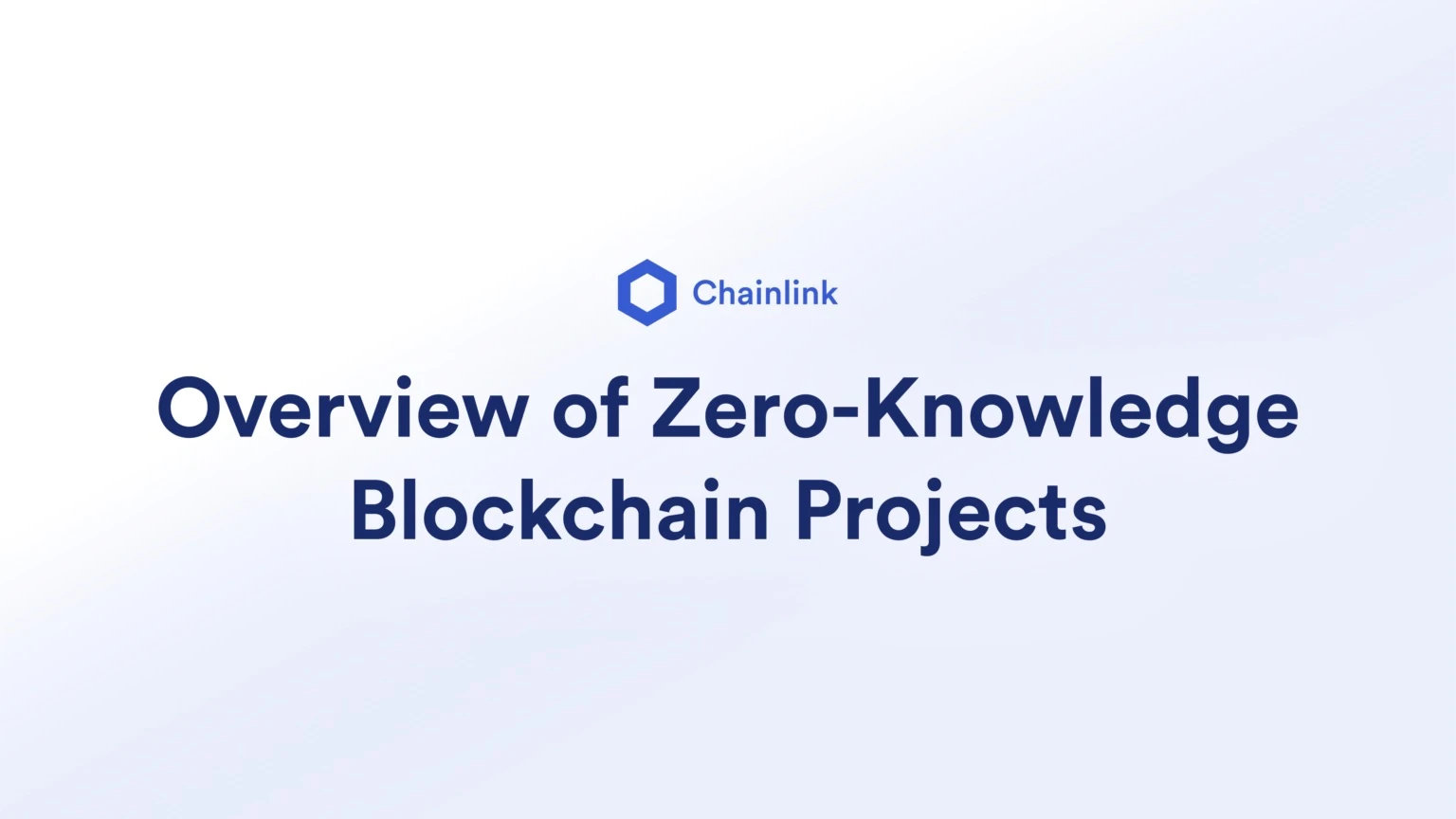 ゼロ知識証明ブロックチェーン プロジェクトを理解するための 1 つの記事