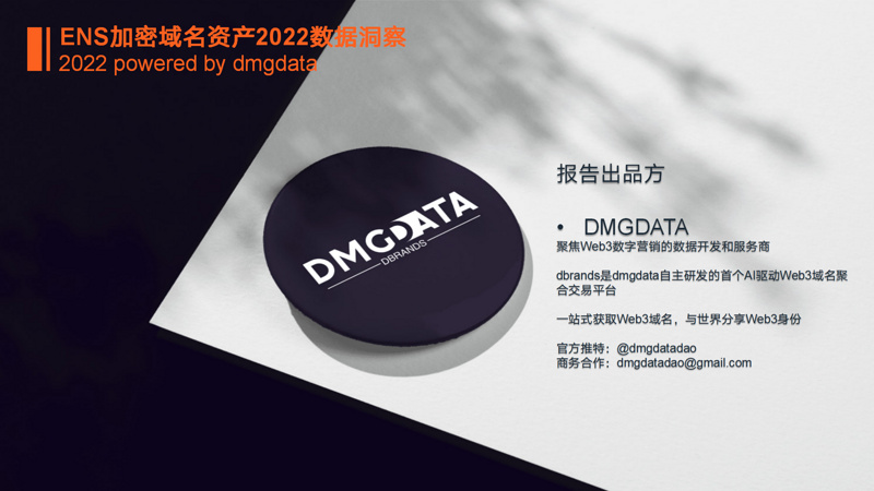 DMGDATA报告：ENS加密域名2022数据洞察