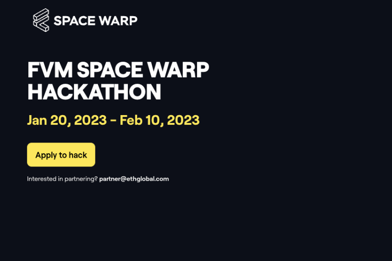 FVM Space Warp黑客松揭开帷幕，$125,000奖金池等待开发者来共同瓜分