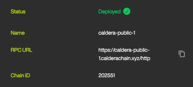 新项目 | Caldera：5分钟内启动一个属于自己的Rollup