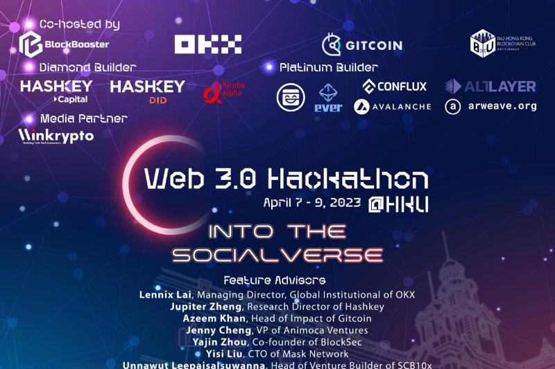 Blockbooster Web3.0 社交元宇宙黑客松将于4月7日至9日在香港举行