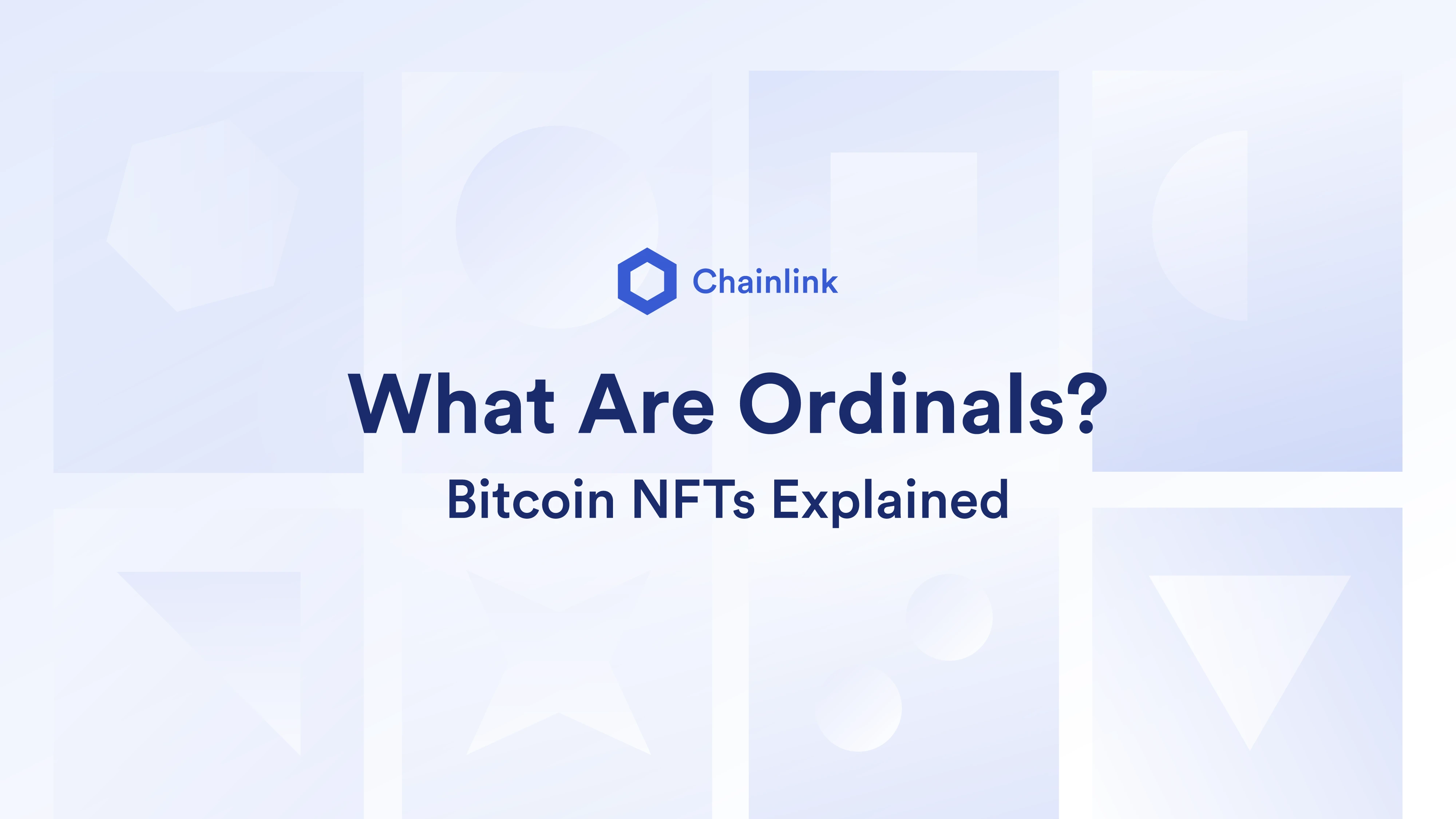 BTC NFT解释：Ordinal是什么？