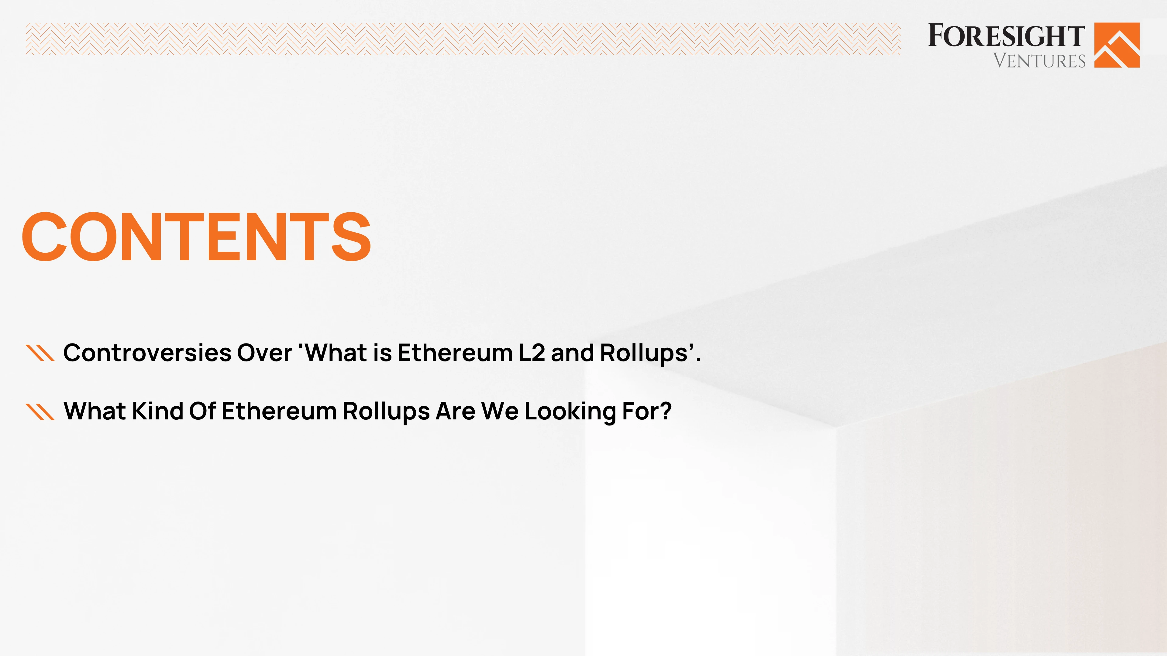 Foresight Ventures：我们想要什么样的Ethereum Rollup？