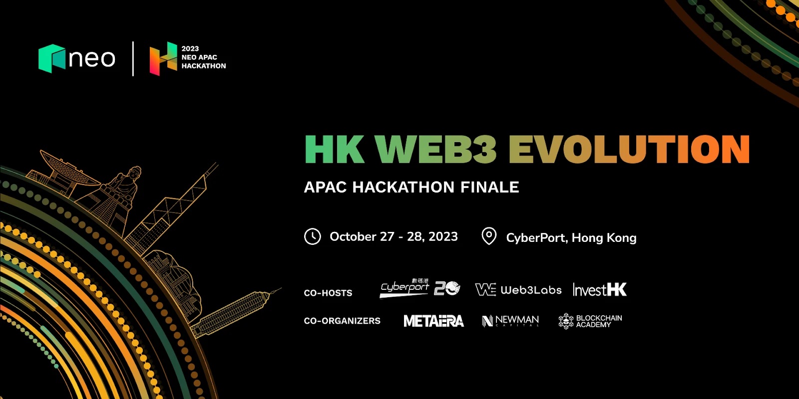 Neo举办HK Web3 Evolution峰会暨亚太黑客松决赛，观众报名已开启