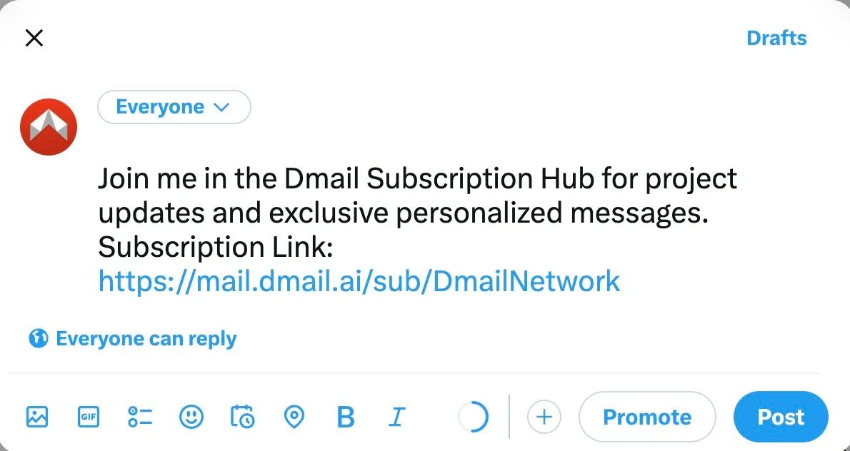 Dmail上线Subscription Hub，改进Web3通信方式（附教程）