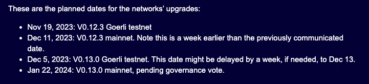 Starknet airdrop imminent? Mentioning what exactly is the v0.13.0 upgrade of STRK going to do?